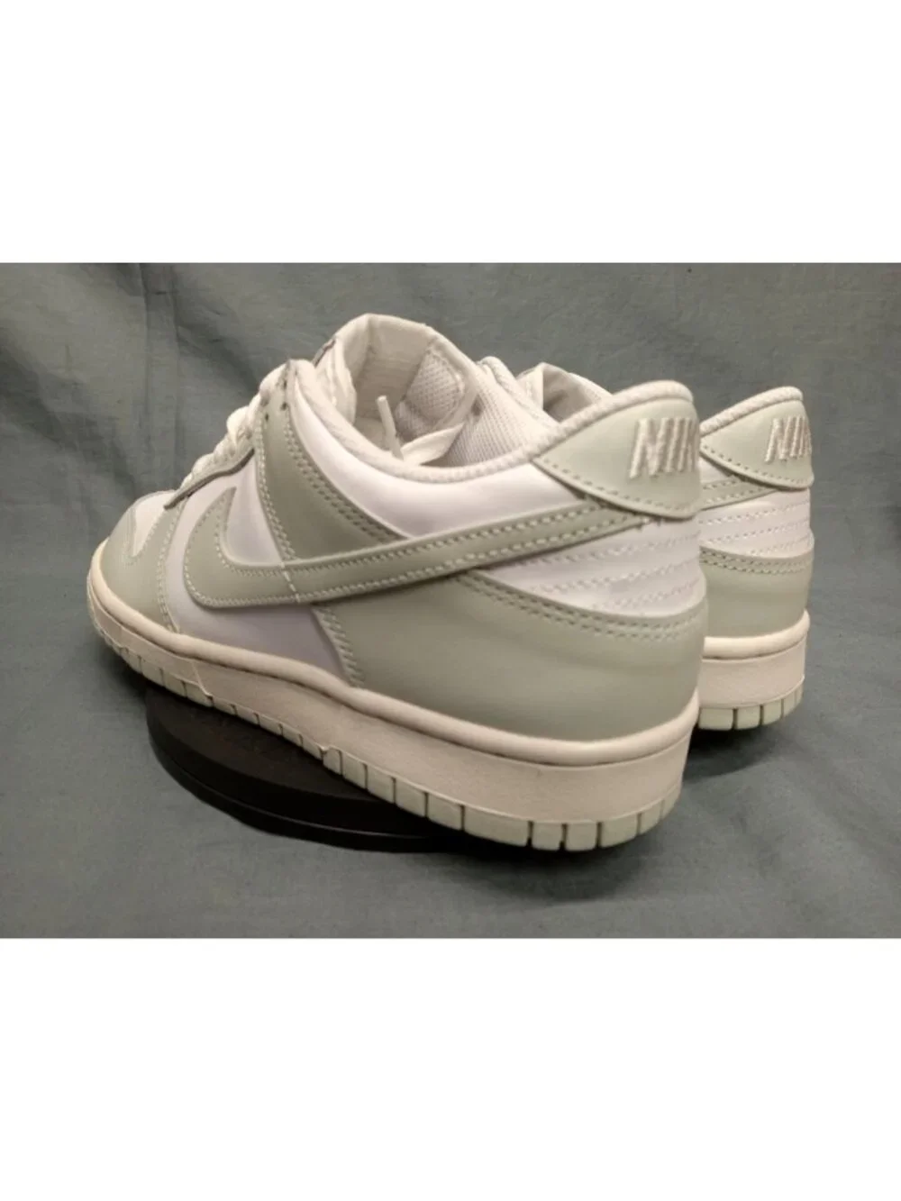 Nike Dunk Low (GS) Sneakers White Silver Photon Dust Boys Size 7 NEW IN BOX!